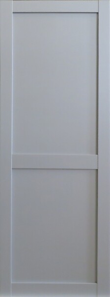GD MENUISERIES - Porte Coulissante Athena 2 Panneaux Gris Clair H204 x L83 cm - large