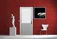 GD MENUISERIES - Bloc Porte Athena BLANC H204 x L83 cm Côte Tableau P.Gauche - vignette
