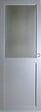 GD MENUISERIES - Porte Coulissante Athena Gris Clair Vitrée H204 x L73 cm - vignette