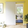 COULICOOL - Porte Coulissante avec Rail - Prépeinte Plane 93 cm - Sans butée - vignette