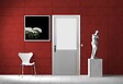 GD MENUISERIES - Bloc Porte Athena BLANC H204 x L83 cm Côte Tableau P.Droit - vignette