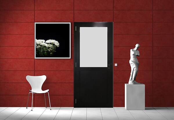 GD MENUISERIES - Bloc Porte Athena Noir H204 x L83 cm Côte Tableau P.Gauche - large
