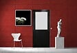 GD MENUISERIES - Bloc Porte Athena Noir H204 x L83 cm Côte Tableau P.Gauche - vignette