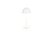 RL - Lampe de table Ortiz incl.1xLED,SMD 2W 3000K 150Lm, Plastique, Blanc,  Diam 9cm H20cm Touche ON/OFF,Variateur tactile, Entrée USB, Fonction mémoire, IP44, Fonctionnement sur batterie - vignette