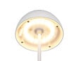 RL - Lampe de table Ortiz incl.1xLED,SMD 2W 3000K 150Lm, Plastique, Blanc,  Diam 9cm H20cm Touche ON/OFF,Variateur tactile, Entrée USB, Fonction mémoire, IP44, Fonctionnement sur batterie - vignette