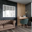 MON MARCHE DECO - Verrière 4 Carreaux - Déjà Montée - Blanc - vignette