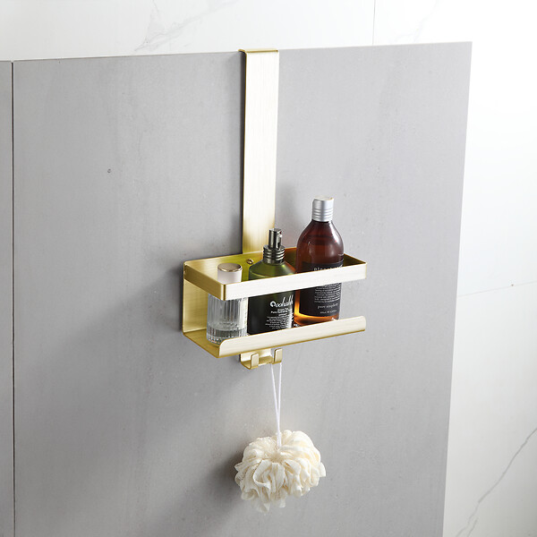 Etagere de douche dore - large