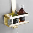 Etagere de douche dore - vignette