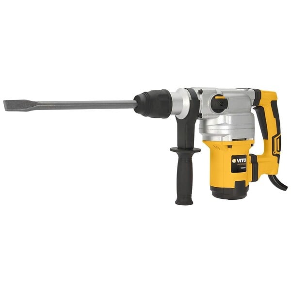 VITO - Marteau perforateur burineur 1050W SDS MAX 9 joules Burins et Forets inclus Mallette VITO - large