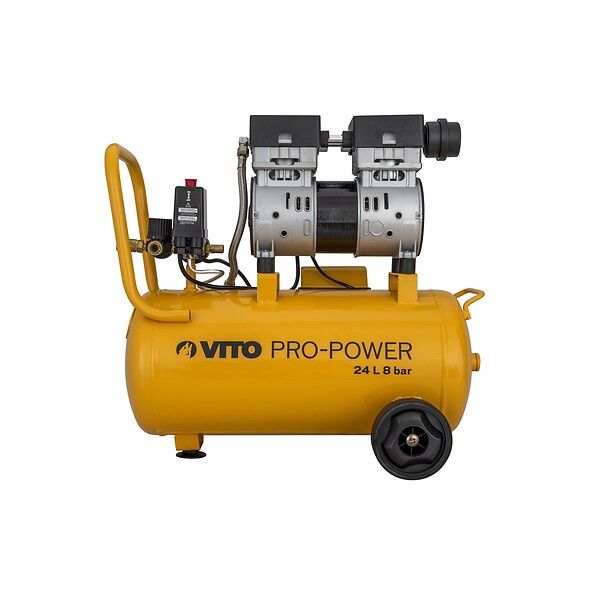 VITO - Compresseur d'air Silencieux 24 Litres  8 bar 1CV 750W VITO - large