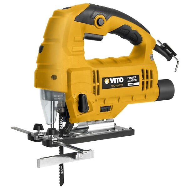 VITO - Scie sauteuse Laser LED 750W + 5 Lames BOIS 9 vitesses Guidage 45° VITO - large