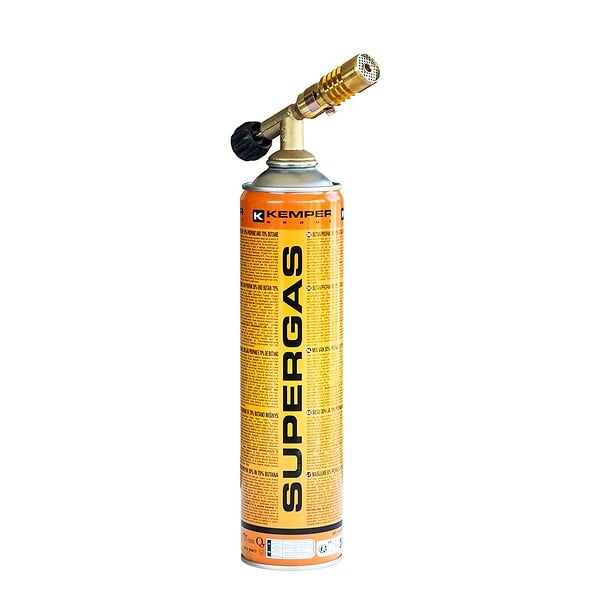 KEMPER - Chalumeau de soudure à gaz Flamme + 3 Cartouches de gaz 330gr KEMPER - large
