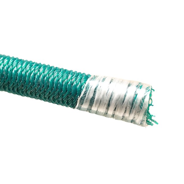 TECPLAST - Sandow élastique Diamètre 9 mm 50 mètres Tendeur Couleur Verte Fixation Baches - large