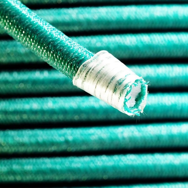 TECPLAST - Sandow élastique Diamètre 9 mm 50 mètres Tendeur Couleur Verte Fixation Baches - large