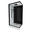 AURLANE - Cabine de douche 110x80x215cm - Verre Trempé - Mitigeur Chrome - DUALITY 3 RECTANGLE - vignette