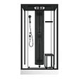 AURLANE - Cabine de douche rectangle 115x90x218 cm - Fonction HAMMAM, Jets Hydromassants, Led et Bluetooth - vignette