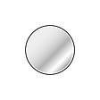 AURLANE - Miroir salle de bain ROND avec éclairage LED et contour noir - Diam 70cm - vignette