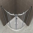 SANIVERRE - TIBY Cabine de douche 100x100 H190 cm 1/4 de cercle verre transparent 6 mm - vignette