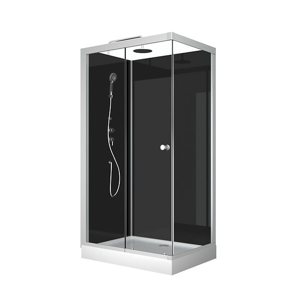 AURLANE - cabine de douche SHADOW CORNER RECTANGLE - 110x80x230cm - large