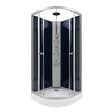 AURLANE - Cabine de douche 1/4 de cercle - 85x85x225cm - NIGHTY - vignette