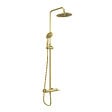 AURLANE - Colonne de douche Mécanique finition Or Doré Brossé - 133x26x52 cm - MOLLY GOLD - vignette