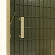 AURLANE - Pack Porte de Douche Coulissante 120x200cm et Retour 80cm - Profilés Or Doré Brossé - Verre 6mm - vignette