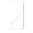 AURLANE - Paroi de Douche 100x200cm Verre Transparent - Profilé + Barre Plafond Chrome - FREEDOM 2 CHROMED - vignette