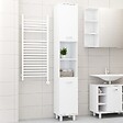 VIDAXL - vidaXL Armoire de salle de bain Blanc brillant Bois d'ingénierie - vignette