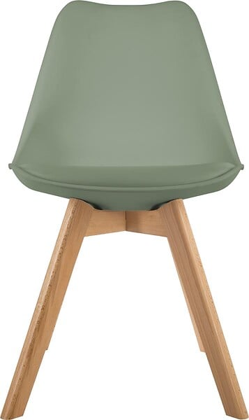 ATMOSPHERA - Chaise Baya hêtre et polypropylène Kaki - large