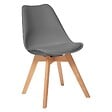 ATMOSPHERA - Chaise de salle à manger polypropylène Baya Gris ardoise - vignette