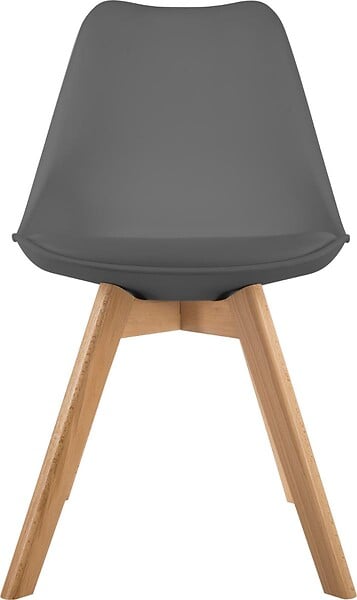 ATMOSPHERA - Chaise de salle à manger polypropylène Baya Gris ardoise - large