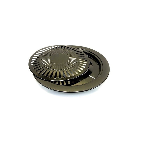 KEMPER - Plaque grill pour réchaud à gaz Camping Barbecue Outdoor - large