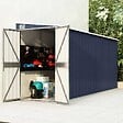 VIDAXL - vidaXL Abri de jardin mural Anthracite 118x382x178 cm Acier - vignette