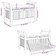 VIDAXL - vidaXL Banc de rangement de jardin avec coussin 91 cm Bois d'acacia - vignette