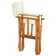 VIDAXL - vidaXL Chaises de metteur en scène lot de 2 Bois massif d'acacia - vignette