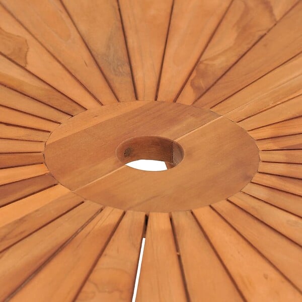 VIDAXL - vidaXL Table pliable de jardin Ø 85x75 cm bois massif de teck - large