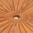 VIDAXL - vidaXL Table pliable de jardin Ø 85x75 cm bois massif de teck - vignette