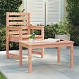 VIDAXL - vidaXL Table de jardin 82,5x50,5x45 cm bois massif de douglas - vignette