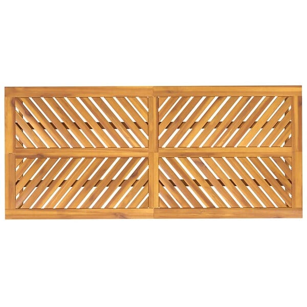 VIDAXL - vidaXL Table à manger de jardin 200x90x74 cm bois d'acacia solide - large