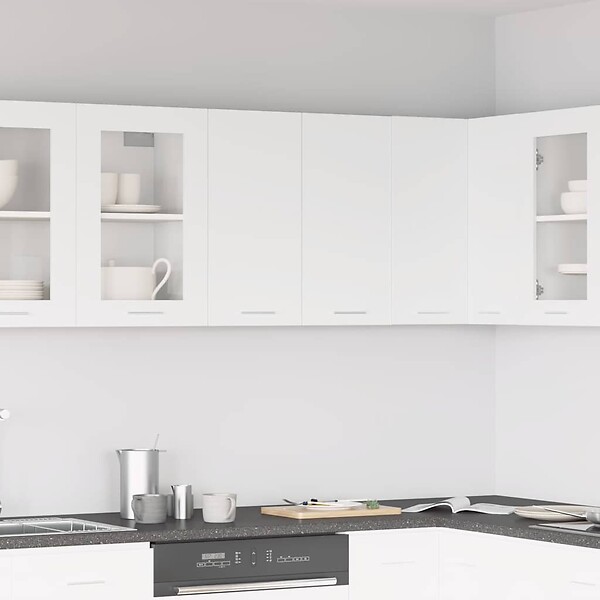 VIDAXL - vidaXL Armoire suspendue "Lyon" Blanc 60x31x60 cm Bois d'ingénierie - large