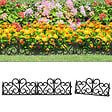 VIDAXL - vidaXL Bordures de pelouse 17 pcs Noir 10 m PP - vignette