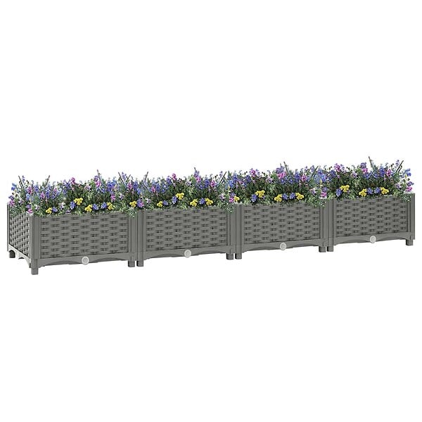 VIDAXL - vidaXL Lit surélevé 160x40x23 cm Polypropylène - large