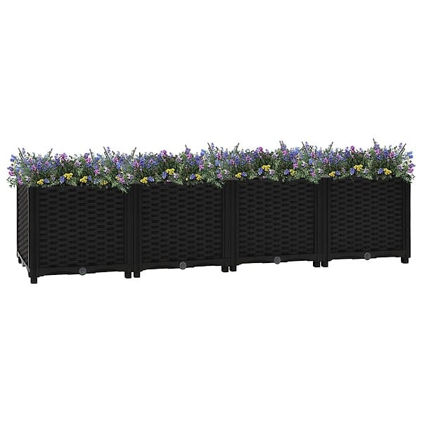 VIDAXL - vidaXL Lit surélevé 160x40x38 cm Polypropylène - large
