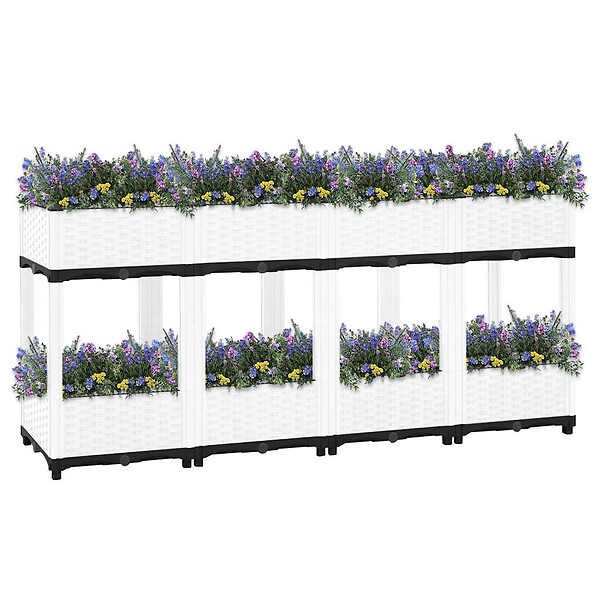VIDAXL - vidaXL Lit surélevé 160x40x71 cm Polypropylène - large