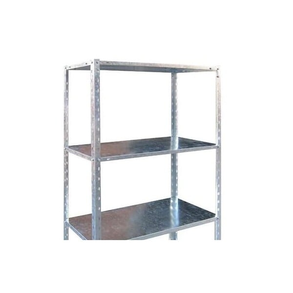BRIXO - Etagère 4 tablettes L75xP30xH150 cm Acier zingué Résistance 40kg BRIXO - large