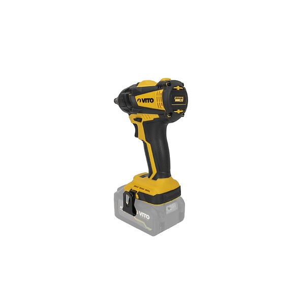 VITO - Visseuse à choc 20V + Batterie lithium 4Ah Couple 300 Nm + Chargeur rapide 20V + Sac à Outils VITO - large