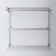 FOXYDRY - Étendoir mural 3 grilles pour intérieur et extérieur – gris – 152x52x137 cm - FOXYDRY Tower - vignette