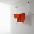 FOXYDRY - Étendoir mural en aluminium résistant et robuste – blanc – 128x52x137 cm - FOXYDRY Wall 120 - vignette