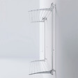 FOXYDRY - Étendoir mural 2 grilles aluminium résistant – blanc – 88x52x137 cm - FOXYDRY Wall Plus - vignette