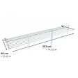 FOXYDRY - Étendoir balcon pliable et inclinable pour extérieur – blanc – 202x63x8 cm - FOXYDRY DUO - vignette